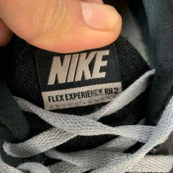 Nike Womens Flex Experience RN 2 Running Shoes Sneakers Size 8 599548-005 Black - Picture 11 of 13